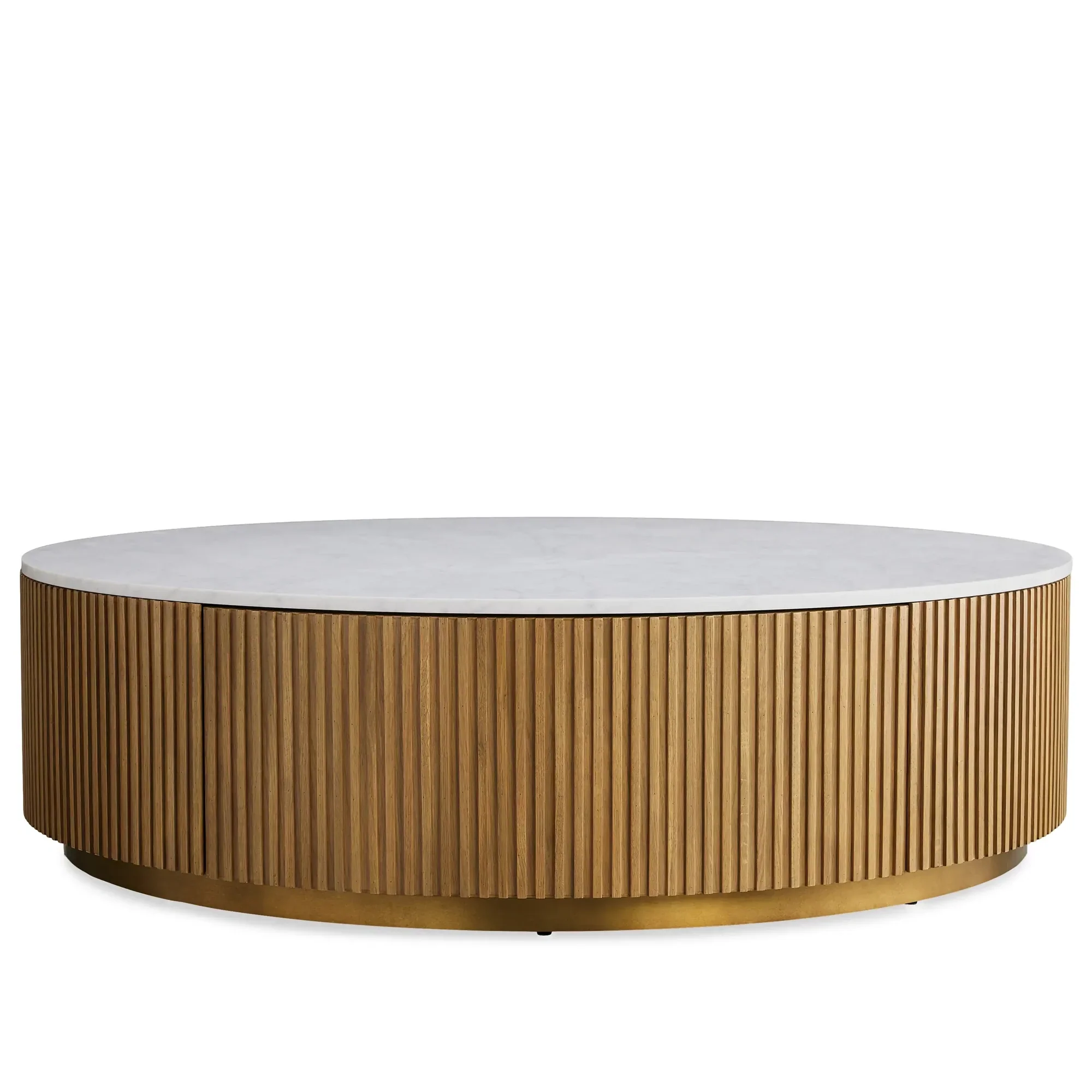 Arden Round Storage Coffee Table - Image 10