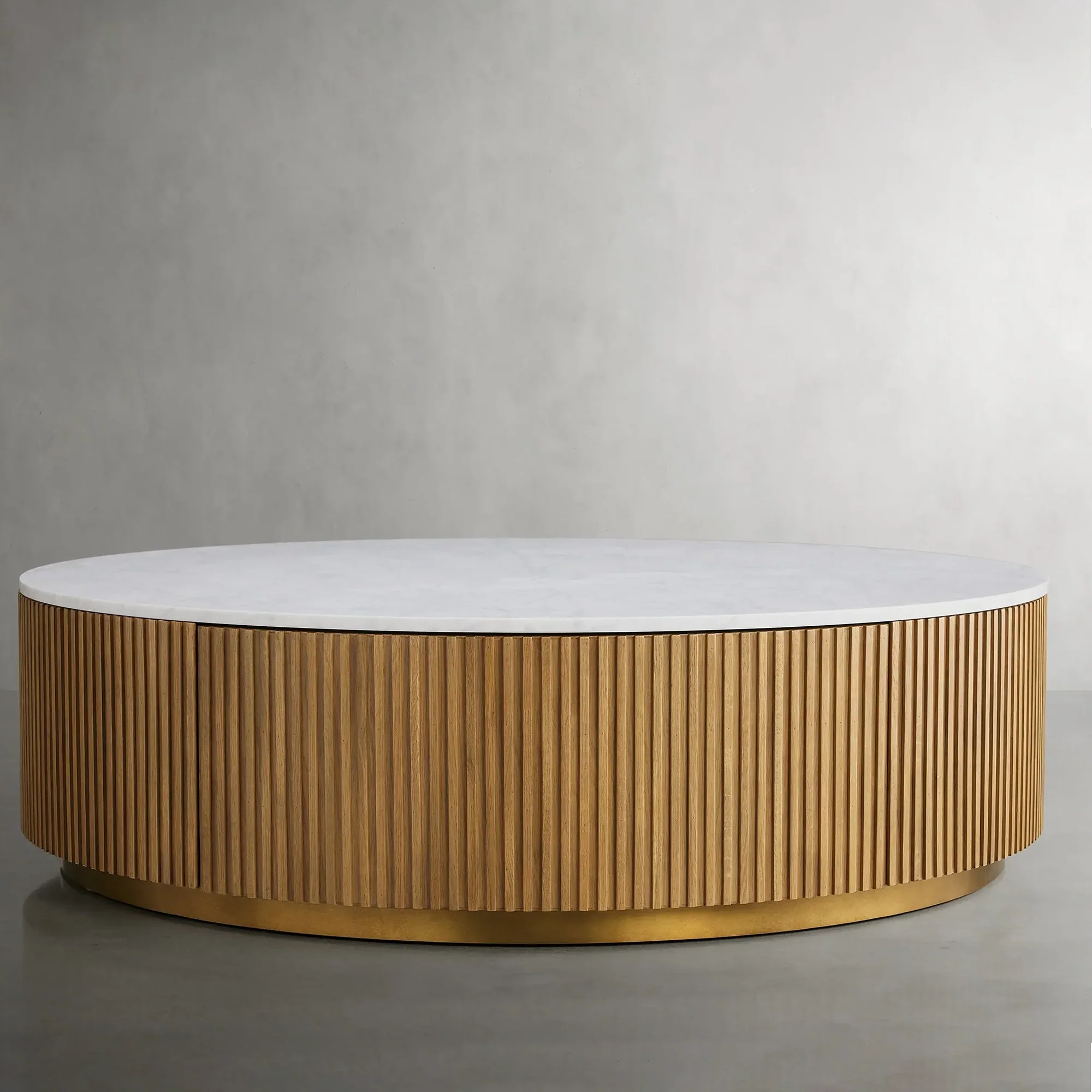 Arden Round Storage Coffee Table - Image 11
