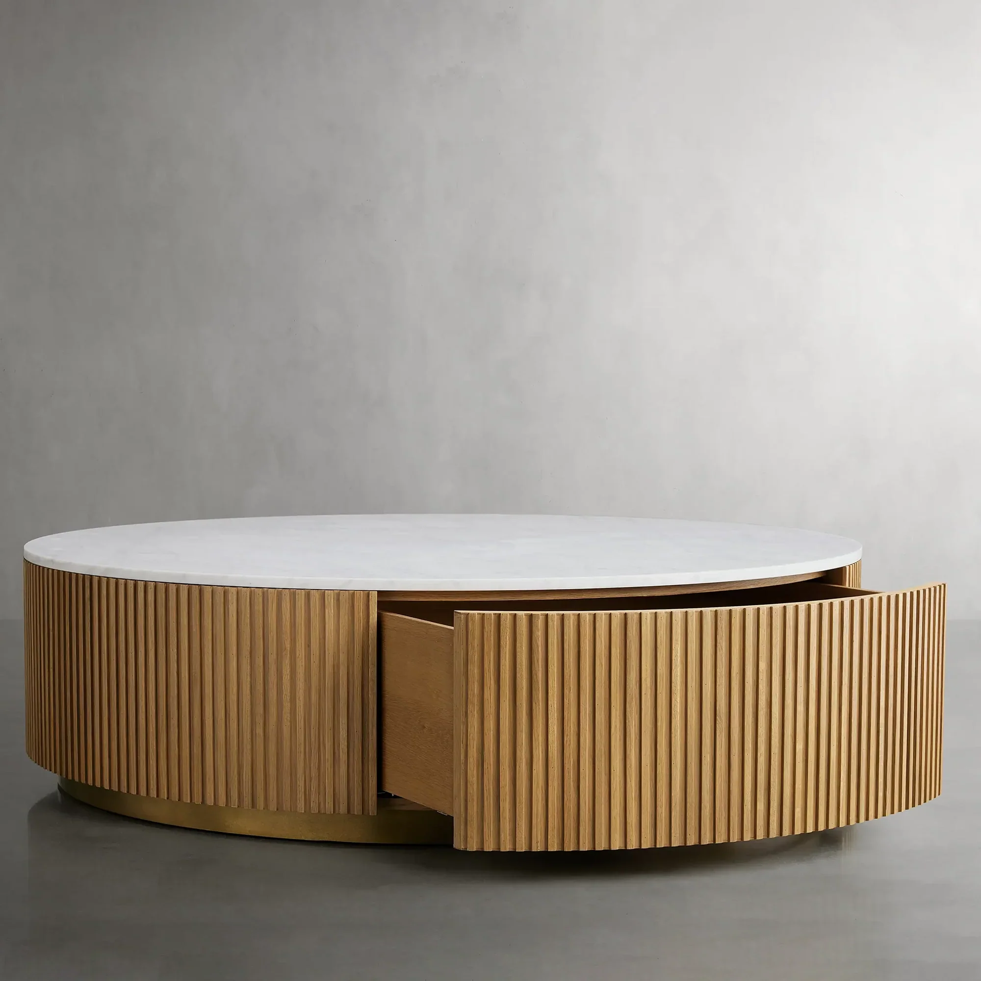 Arden Round Storage Coffee Table - Image 12