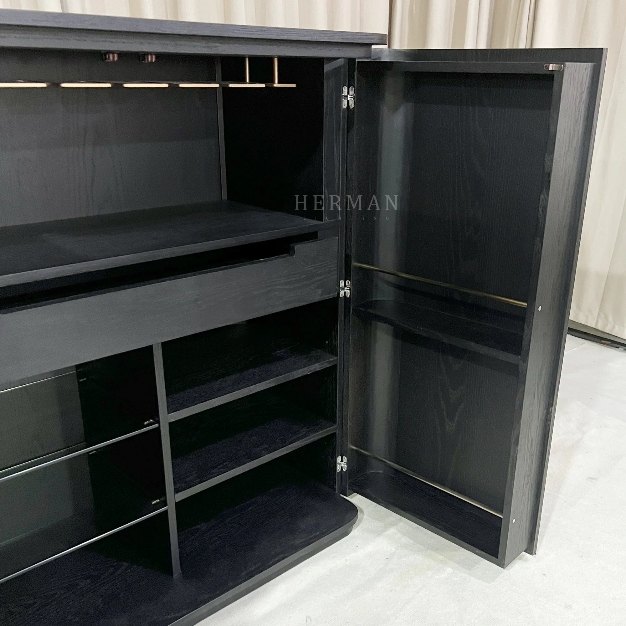 Arden Wood Bar Cabinet - Image 19