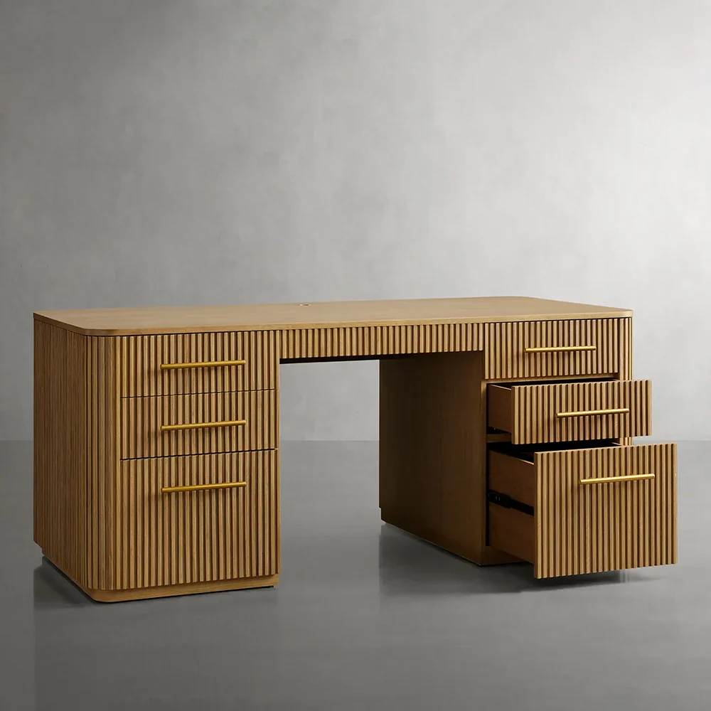 Arden Wood Executive Desk - Image 9