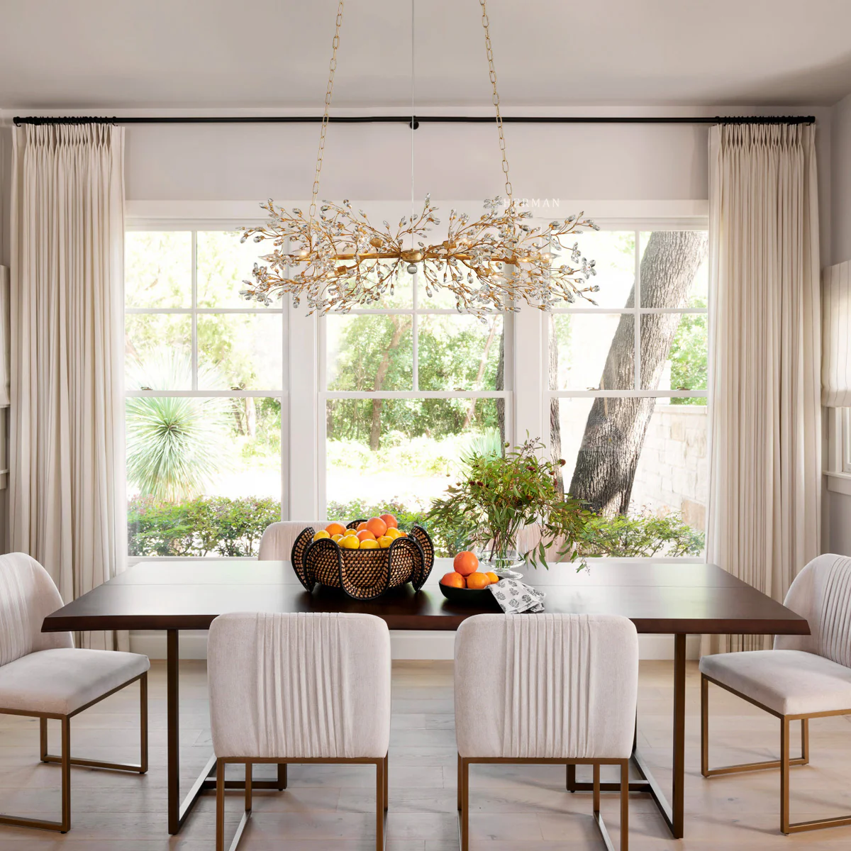 Fiore Linear Chandelier 43" 51" 68" - Image 2