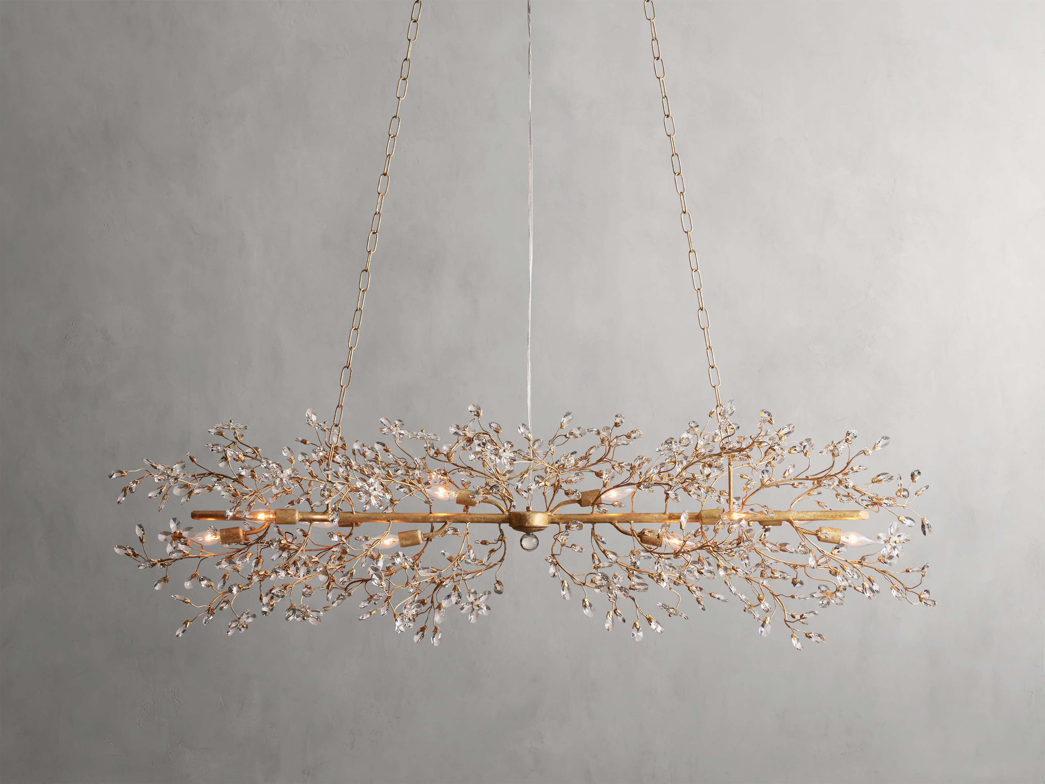 Fiore Linear Chandelier 43" 51" 68" - Image 6