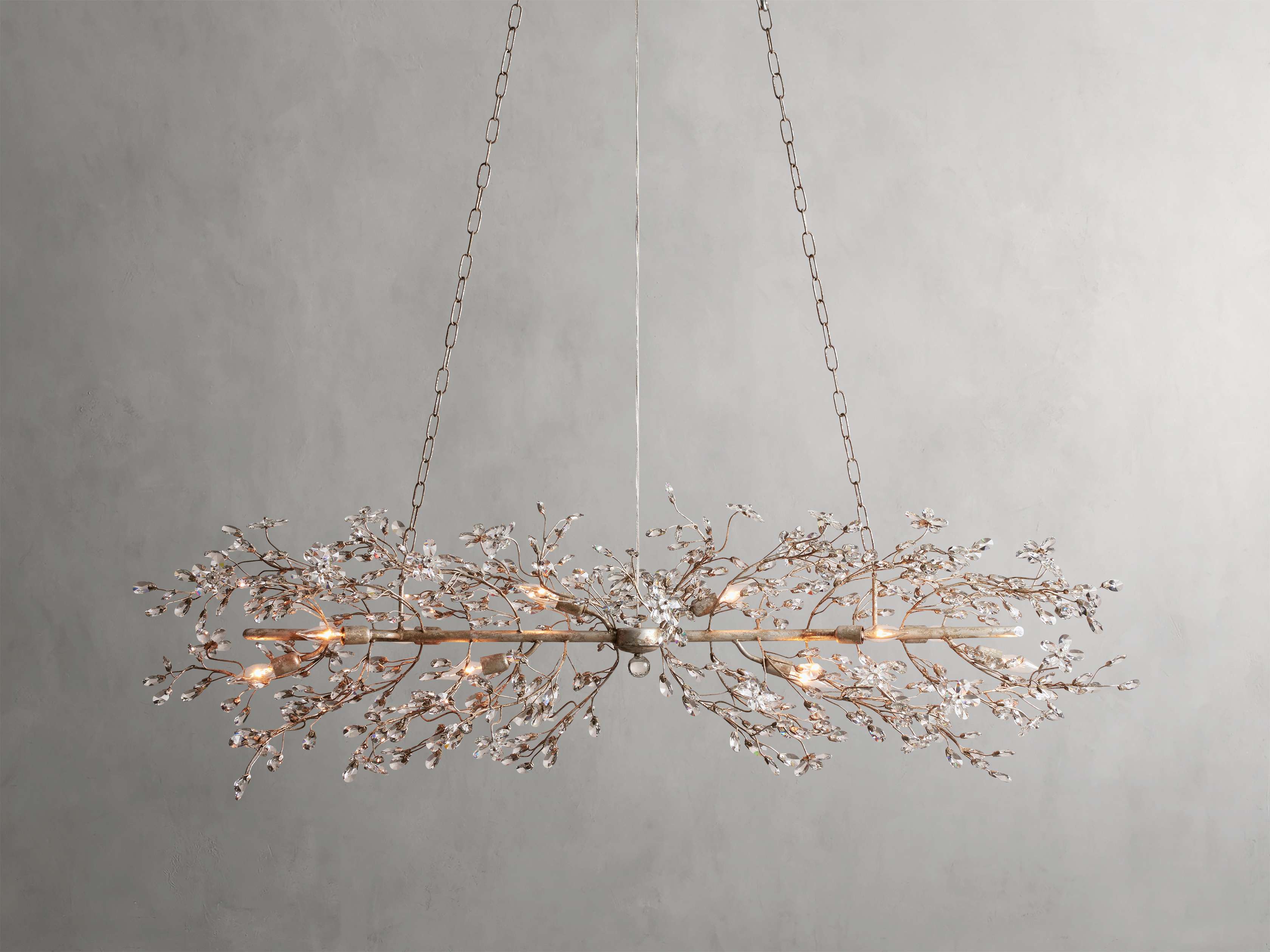 Fiore Linear Chandelier 43" 51" 68" - Image 8