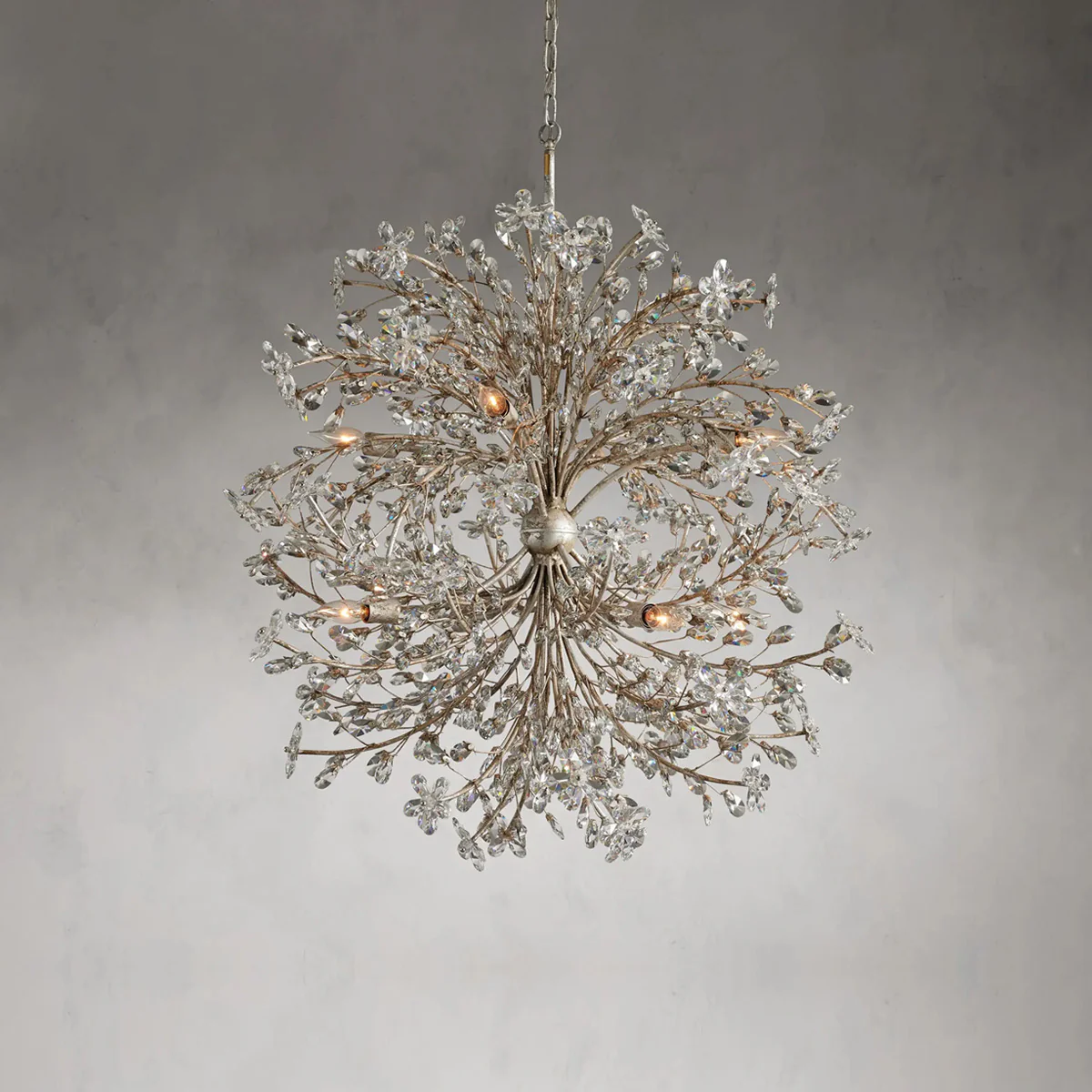 Fiore 8-Light Round Chandelier 35" - Image 3