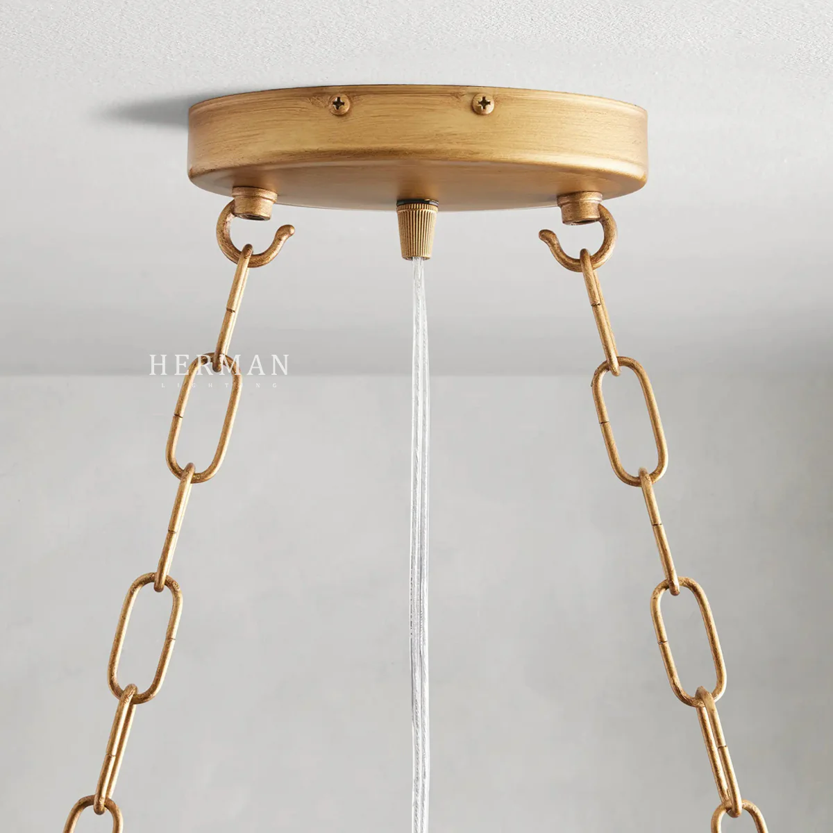 Fiore Colored Oval Chandelier 62" 74" - Image 11