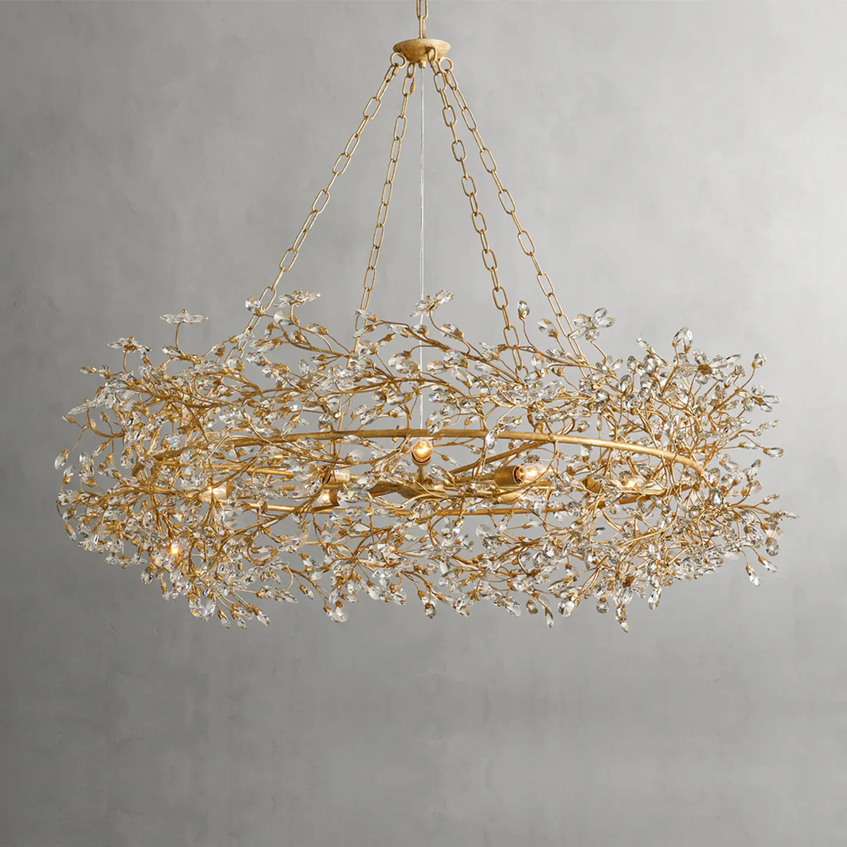 Fiore Crown Chandelier 39" 48" 60" - Image 10