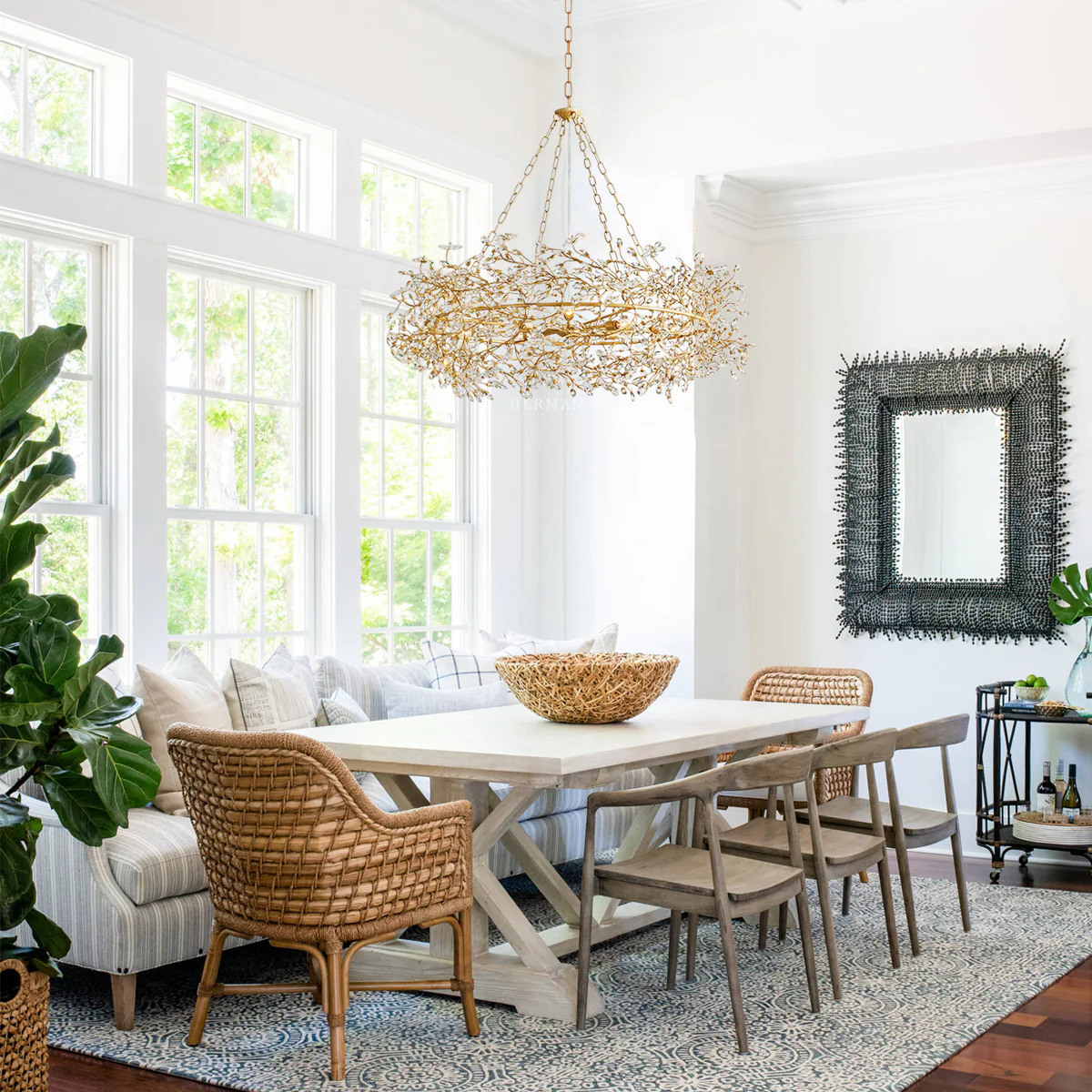 Fiore Crown Chandelier 39" 48" 60" - Image 2