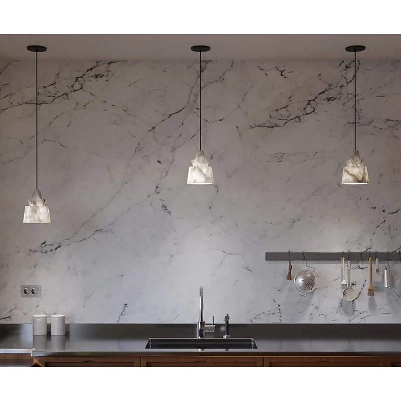 Carol Alabaster Pendant Light 7" - Image 5