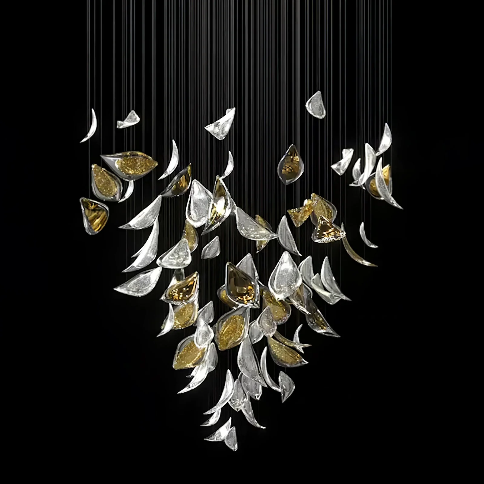 Floating Leaves Chandelier - Image 11
