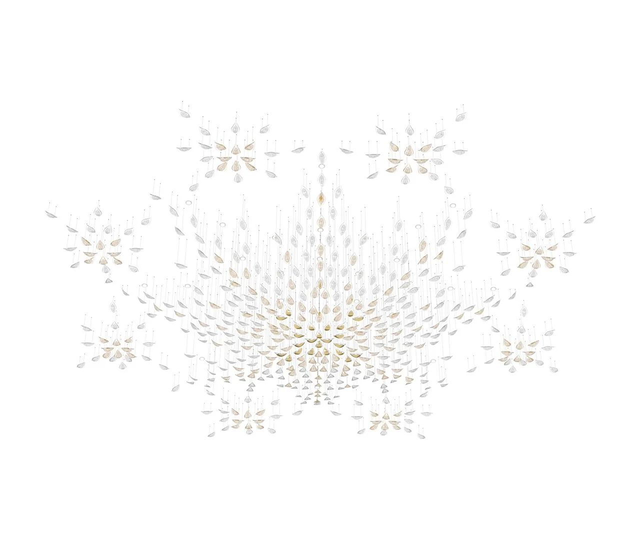 Floating Leaves Chandelier - Image 21