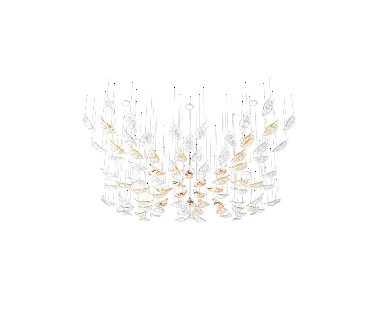 Floating Leaves Chandelier - Image 22