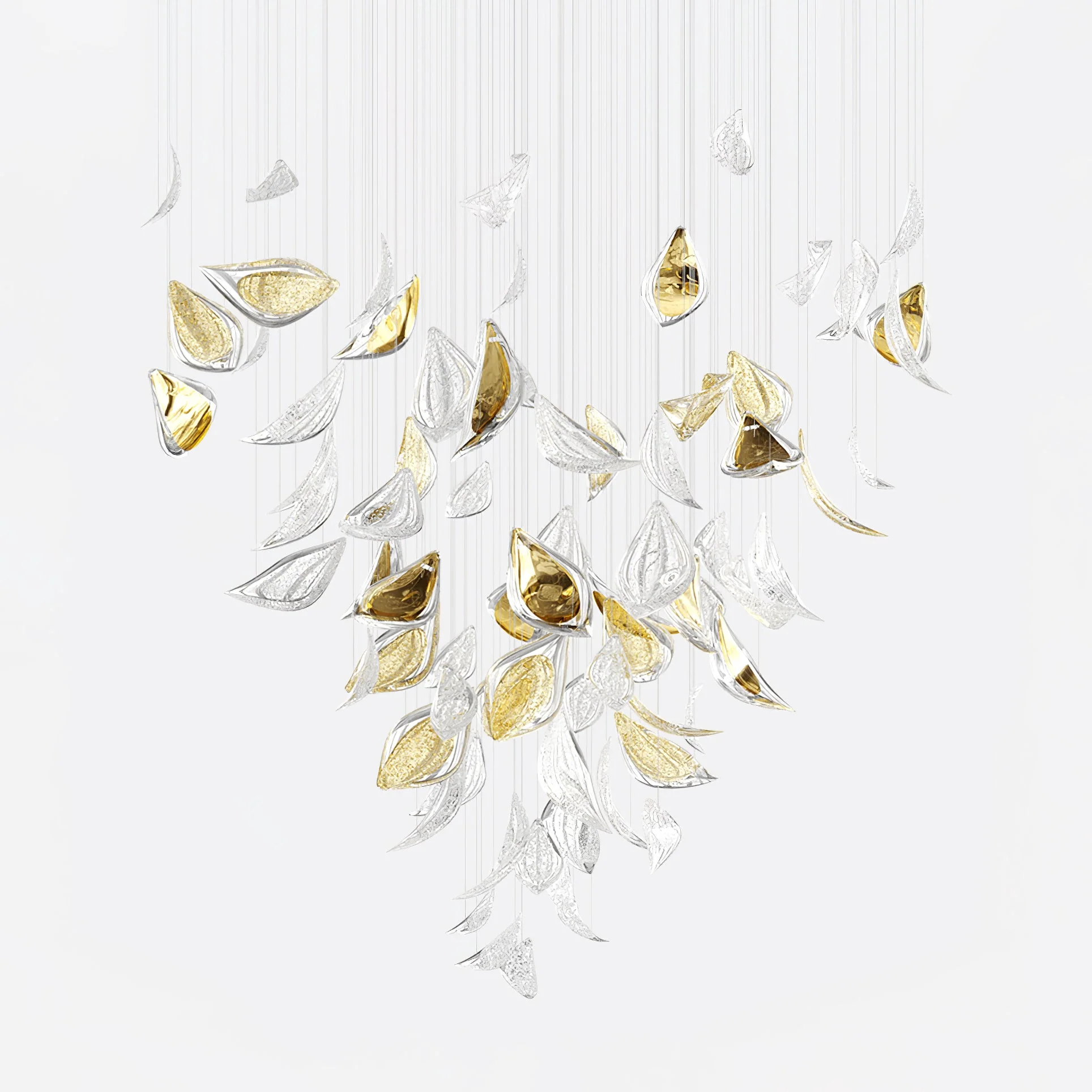 Floating Leaves Chandelier - Image 23