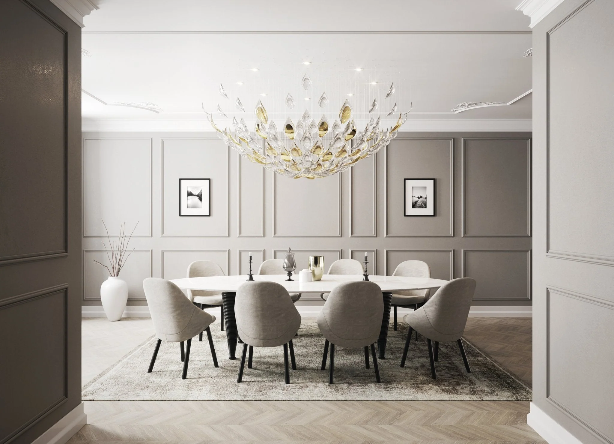 Floating Leaves Chandelier - Image 8