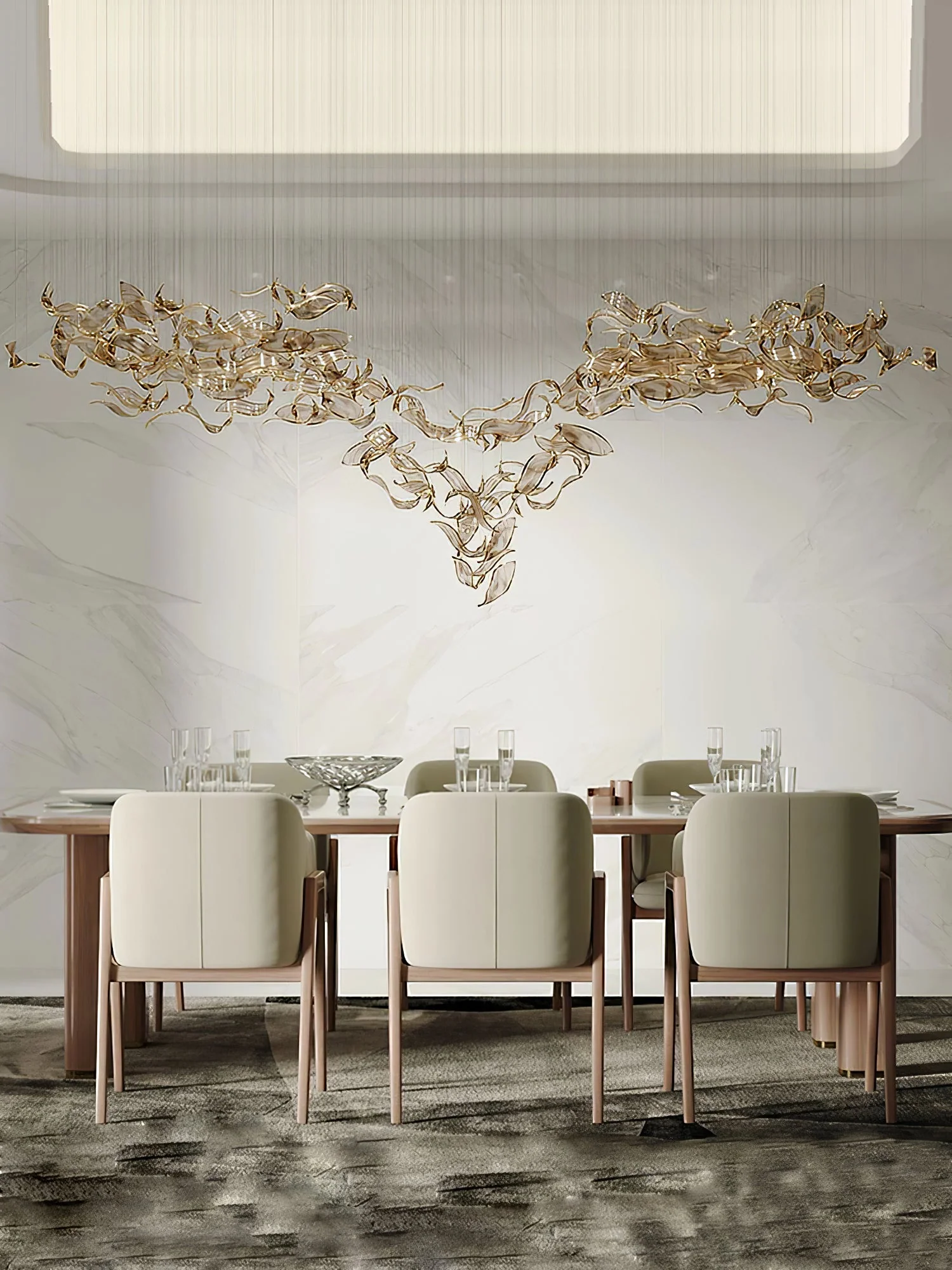 Fluttering Leaves Chandelier - Image 20