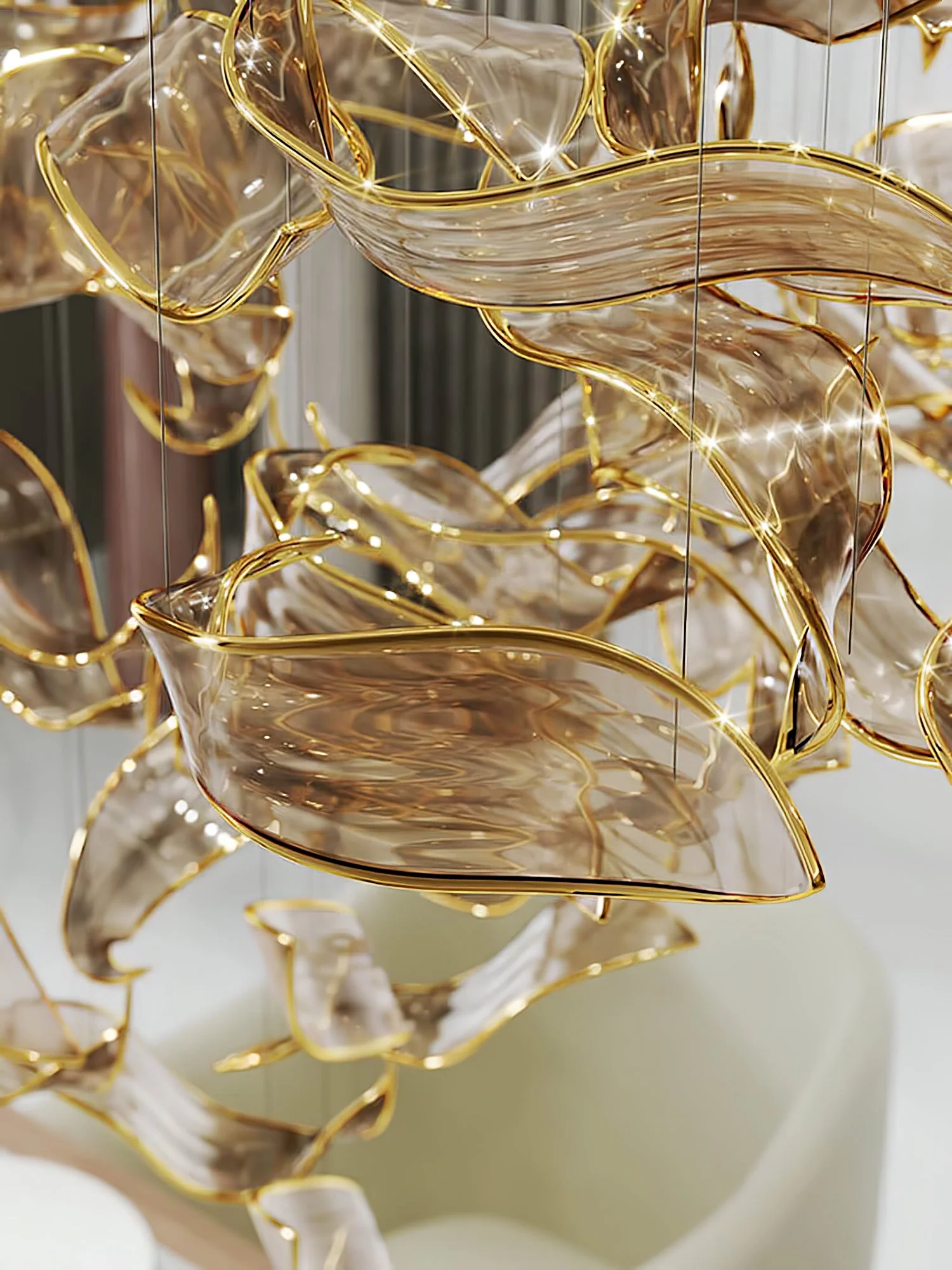 Fluttering Leaves Chandelier - Image 21