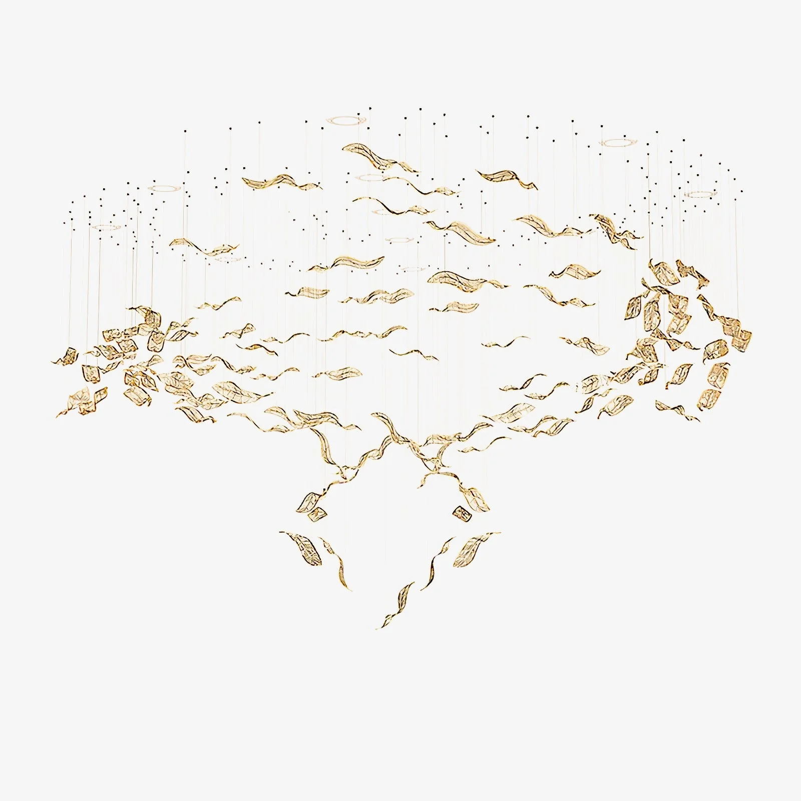Fluttering Leaves Chandelier - Image 29