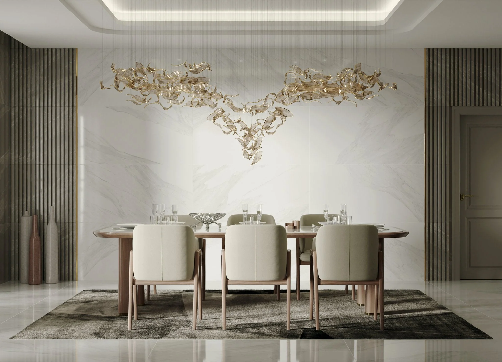 Fluttering Leaves Chandelier - Image 4
