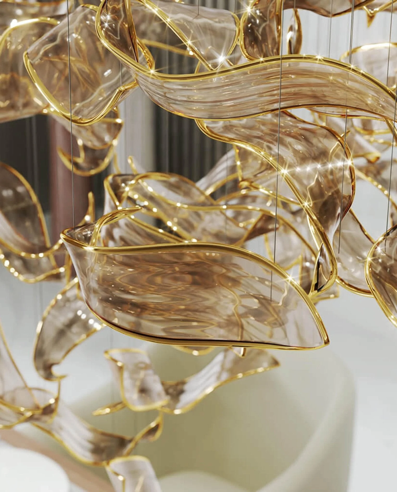 Fluttering Leaves Chandelier - Image 6