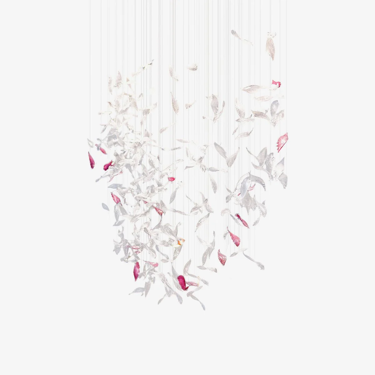 Flying Glass Feather Chandelier - Image 22