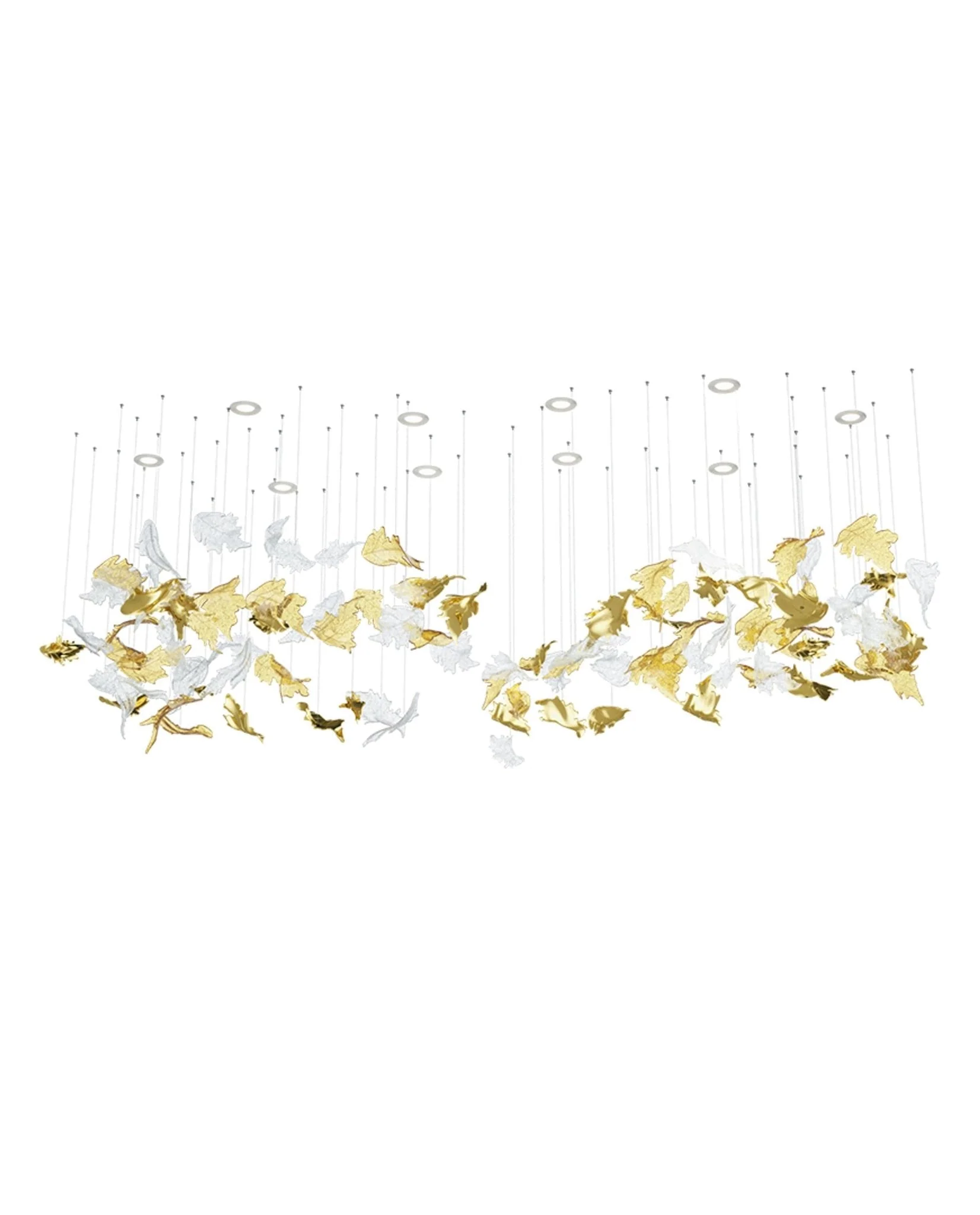 Flying Leaves Chandelier - Image 20