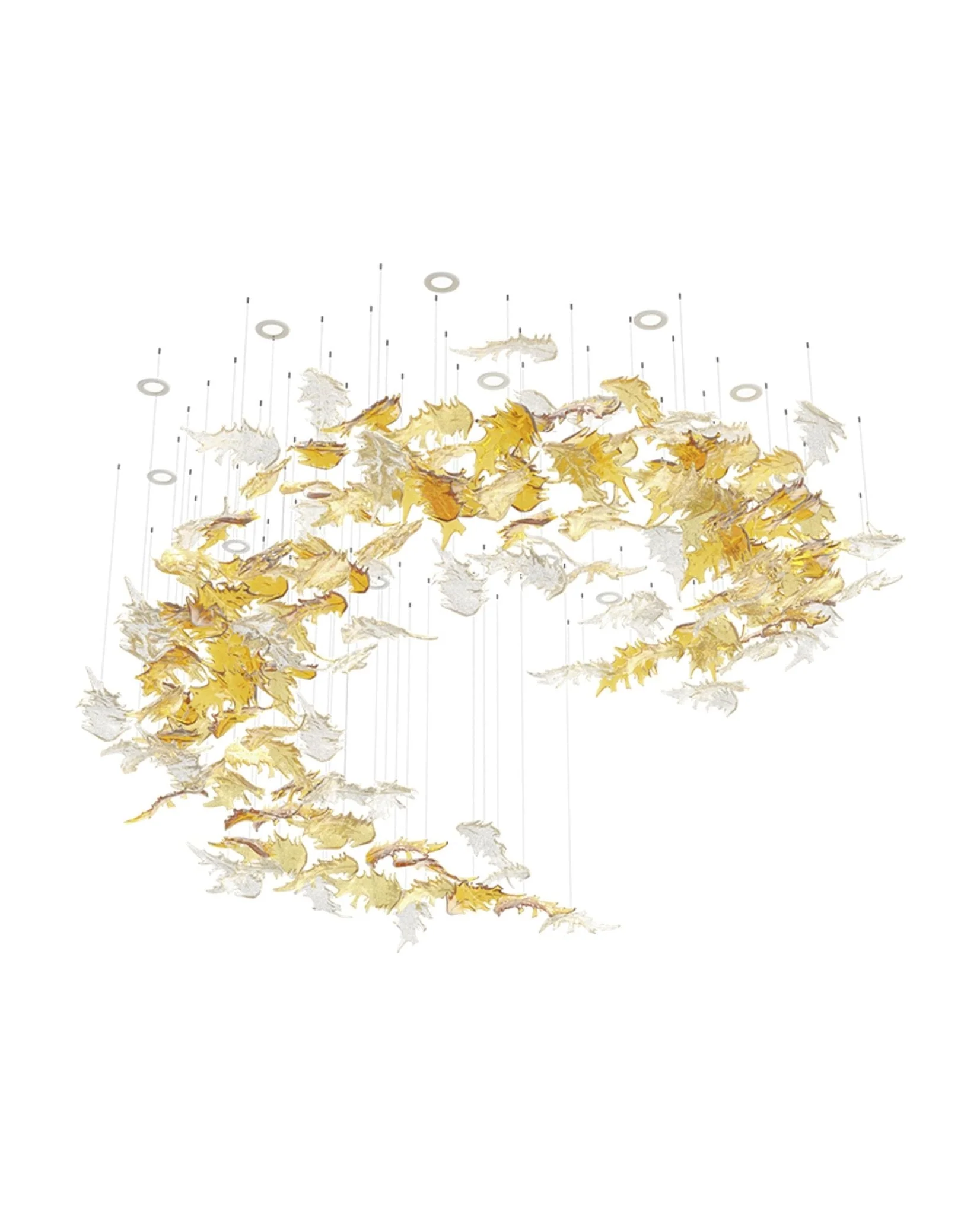 Flying Leaves Chandelier - Image 25