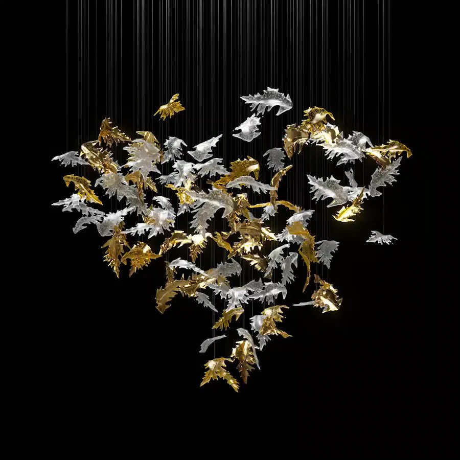Flying Leaves Chandelier - Image 3