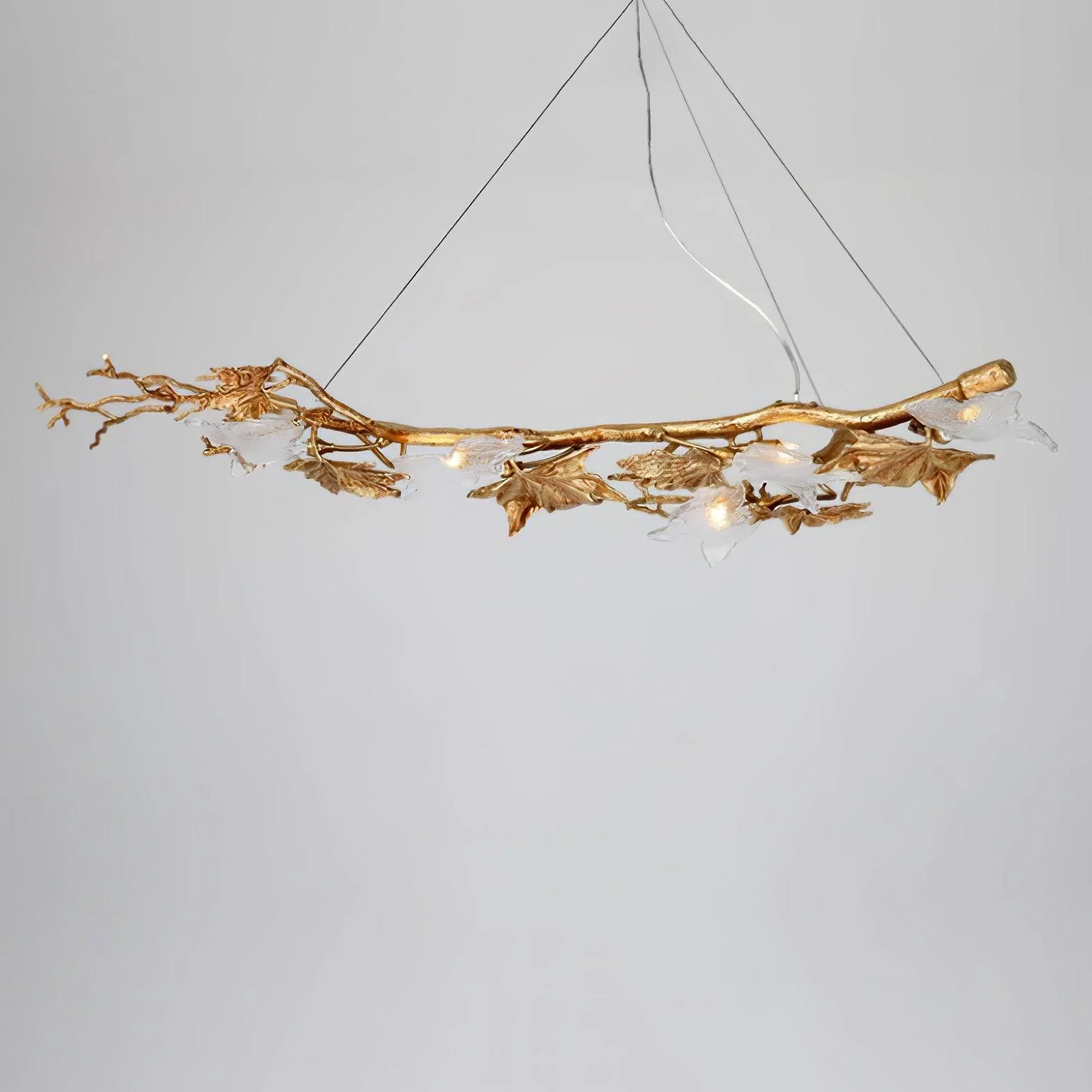 Folio Branch Brass Chandelier - Image 22