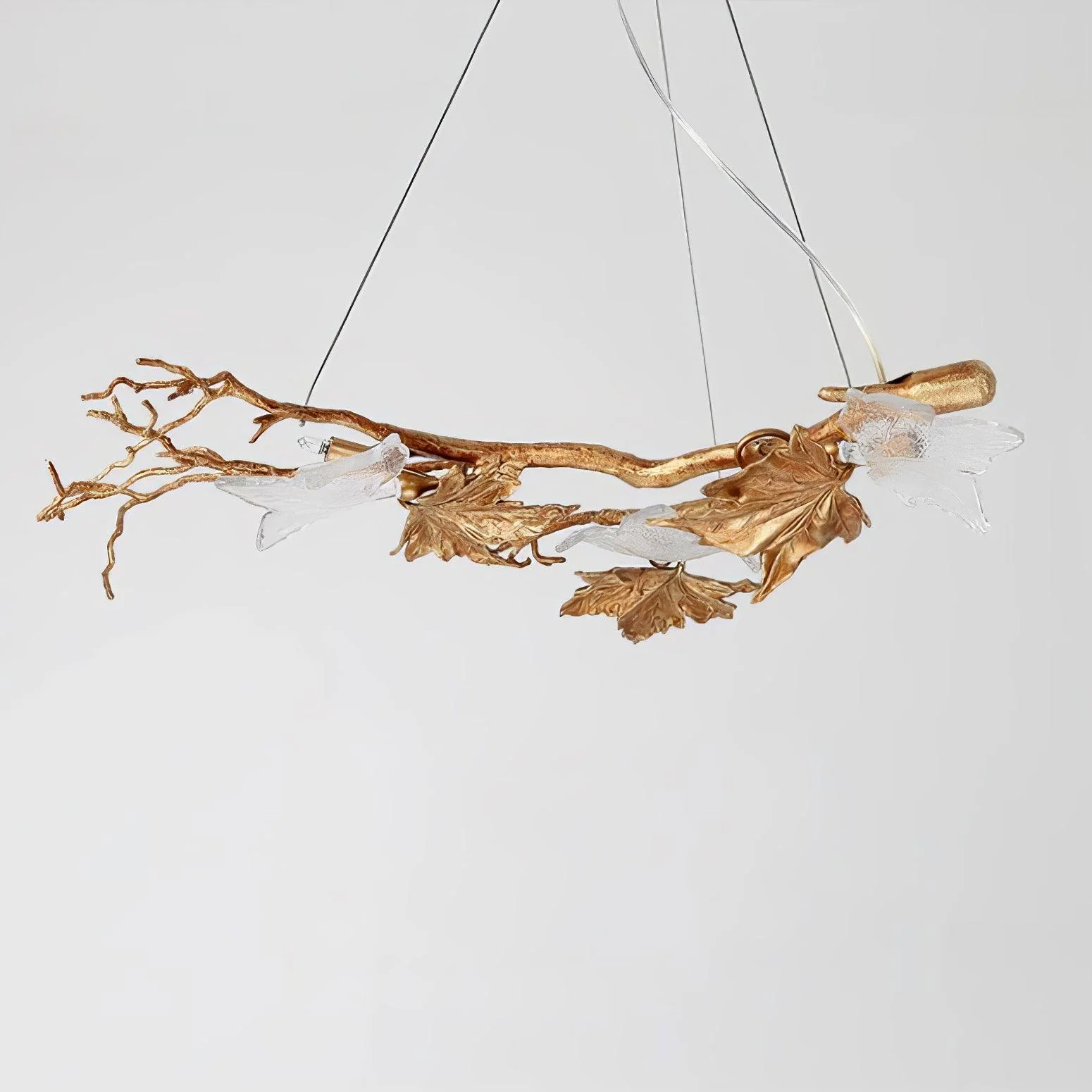Folio Branch Brass Chandelier - Image 24