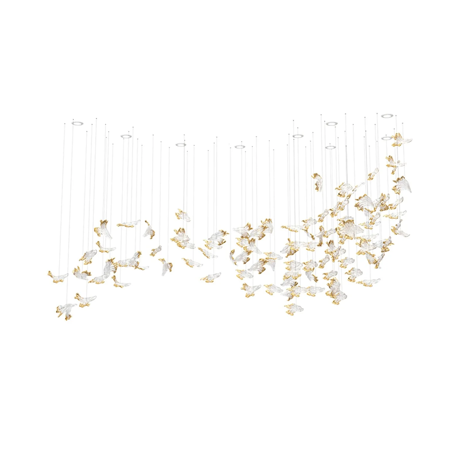 Frosted Petals Frozen Chandelier - Image 21