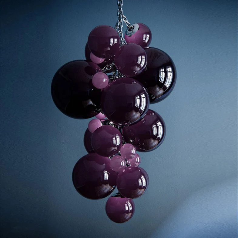 Velymo Grapetta Fruit Grape Hanging Swag Chandelier - Image 6