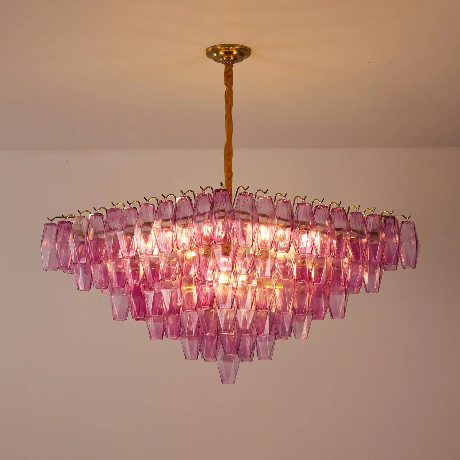 Fuchsia Prism Empire Chandelier - Image 12