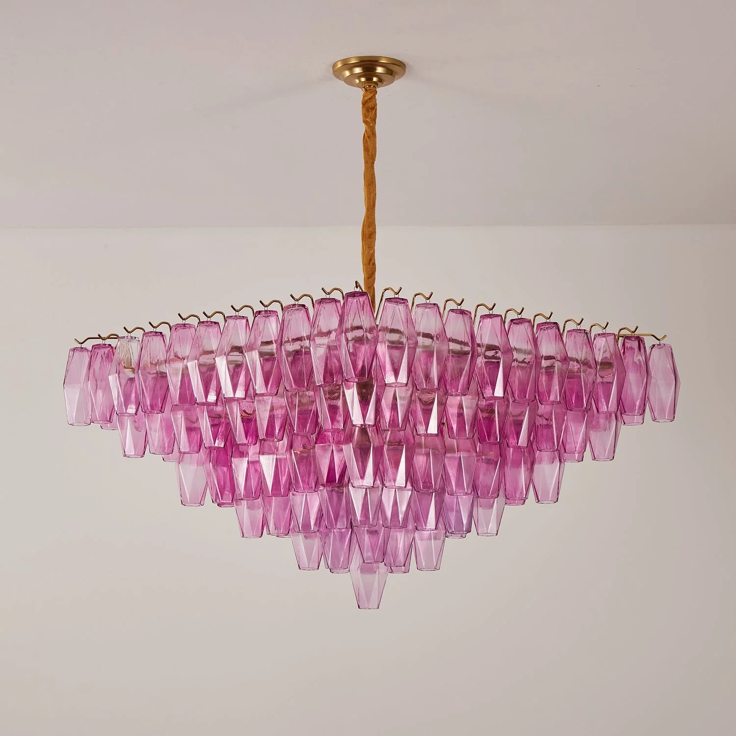 Fuchsia Prism Empire Chandelier - Image 4