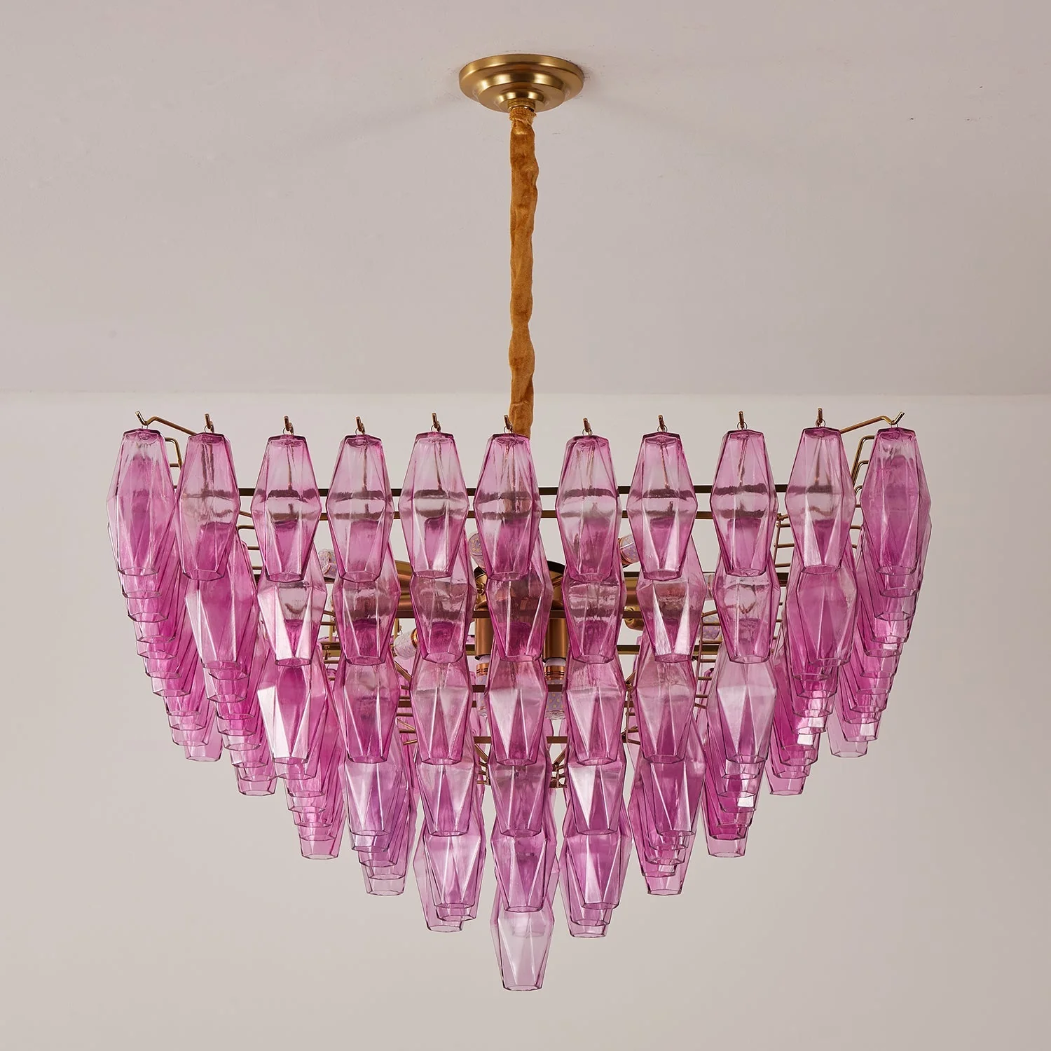 Fuchsia Prism Empire Chandelier - Image 6