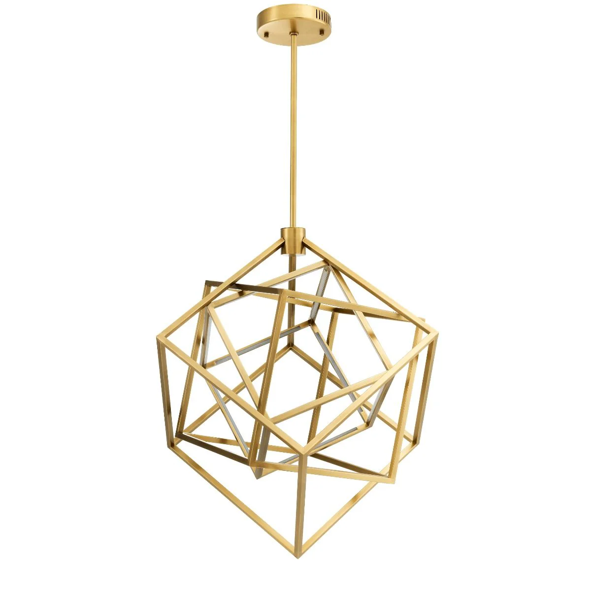 Fusion Modern Brass Chandelier - [Brass] - Image 3