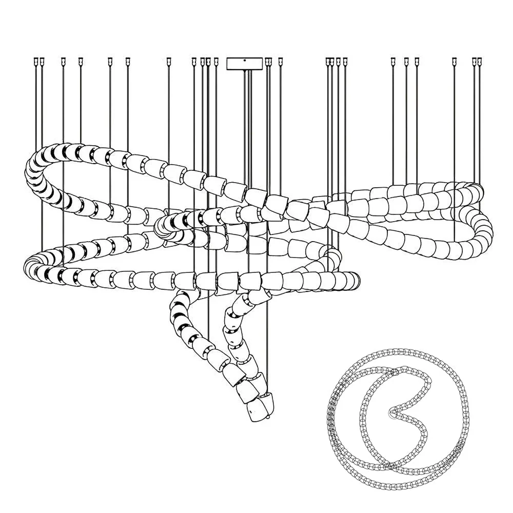Gabriel Chrome Chandelier - Image 71