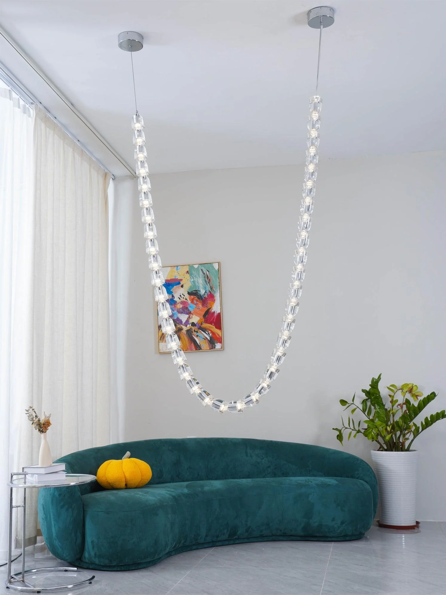Gabriel Chrome Chandelier - Image 9