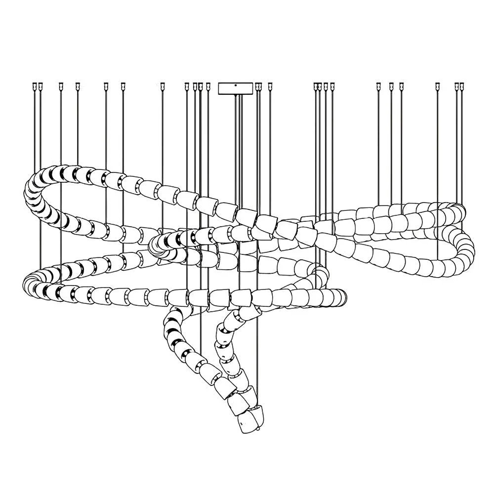 Gabriel Gold Chandelier - Image 43