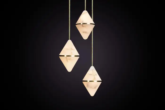 Gem Wave Alabaster Chandelier 26 - Image 3