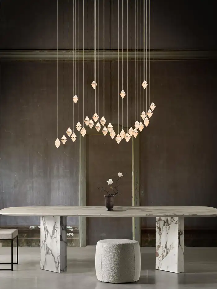 Gem Wave Alabaster Chandelier 26 - Image 5
