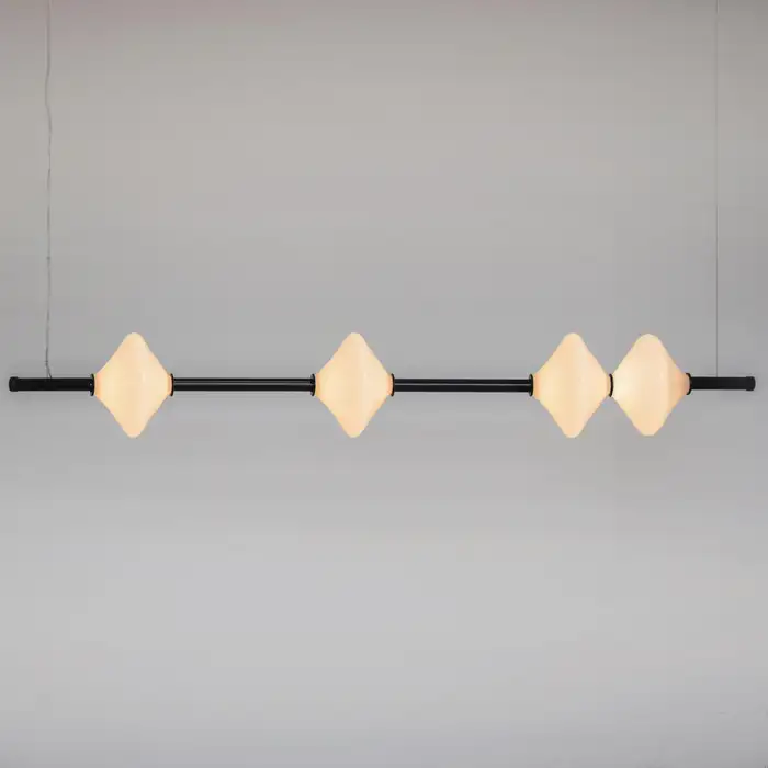 Gem 4 Linear Glass Pendant - 60 inch - Image 3