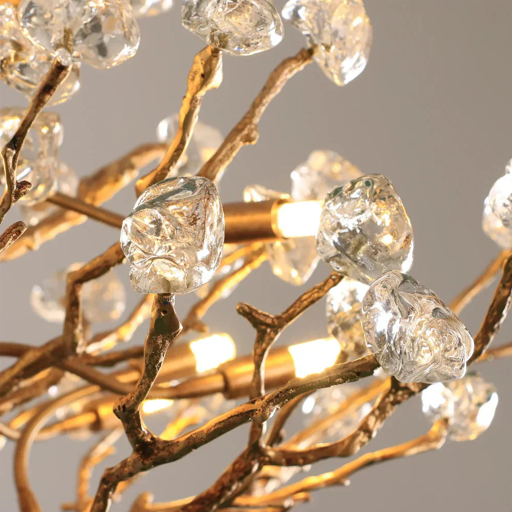 Gemstone Branch Chandelier with Artistic Design for Bedroom or Living Room - Image 9