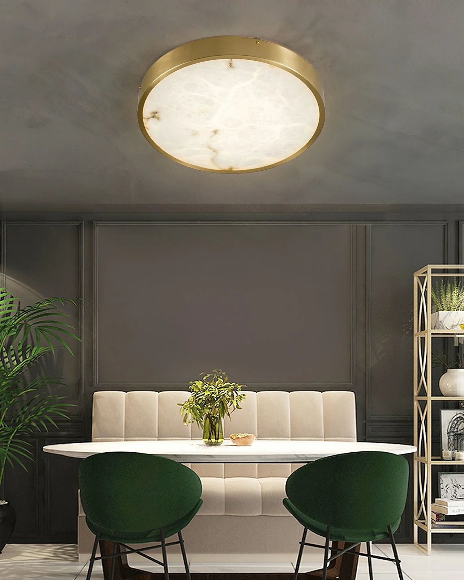 Geometric Alabaster Recessed Ceiling Light - Image 14