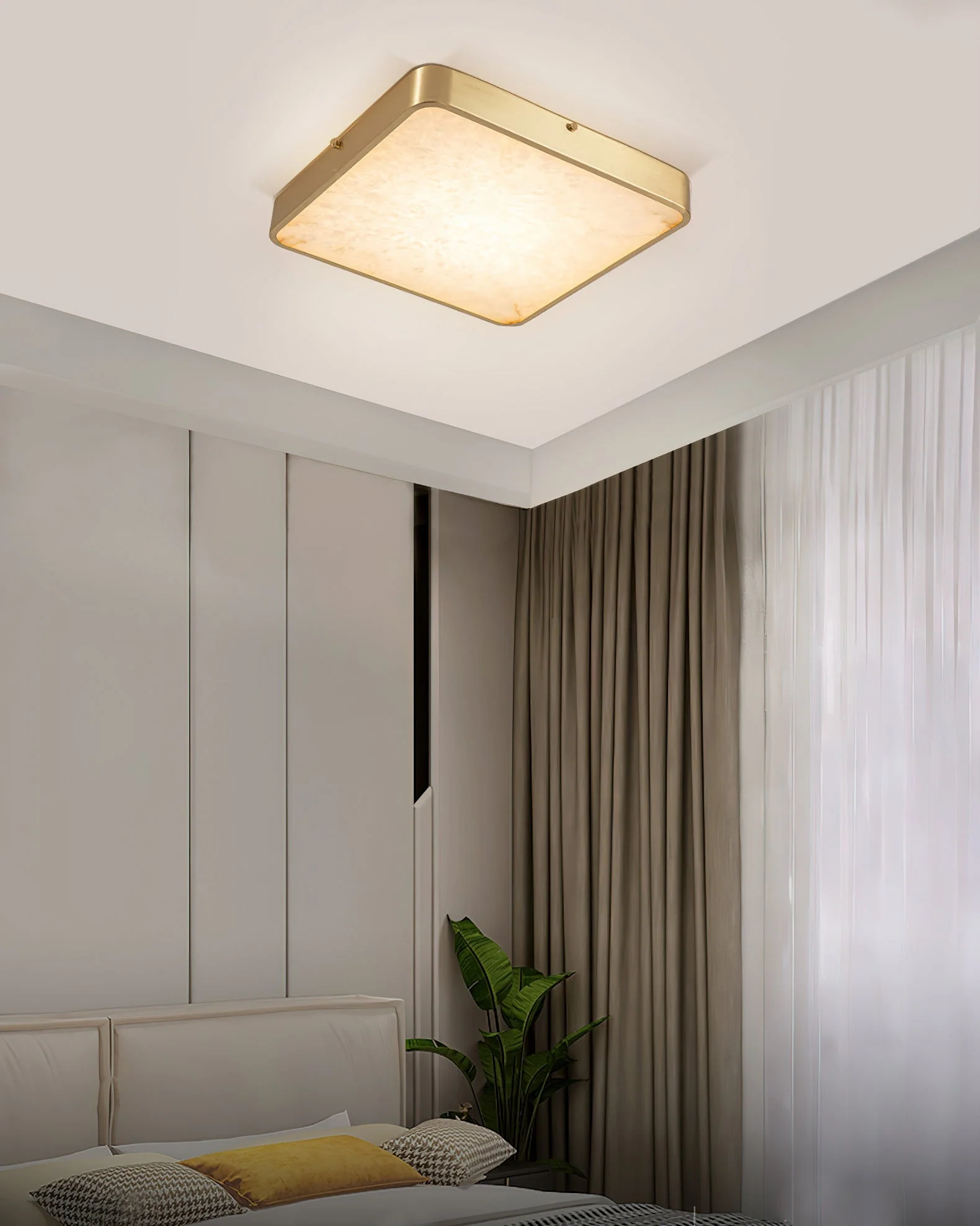 Geometric Alabaster Recessed Ceiling Light - Image 15