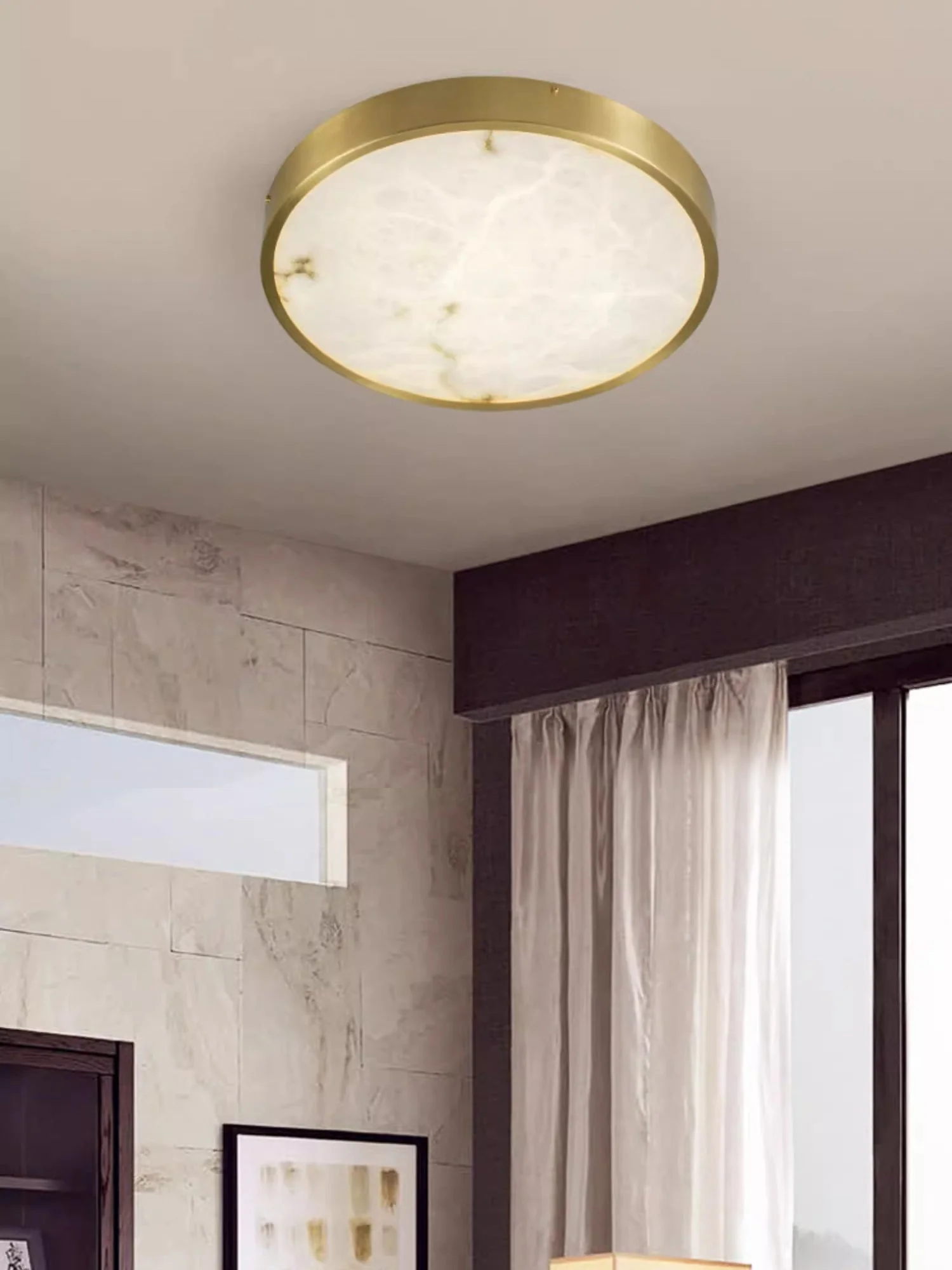 Geometric Alabaster Recessed Ceiling Light - Image 17