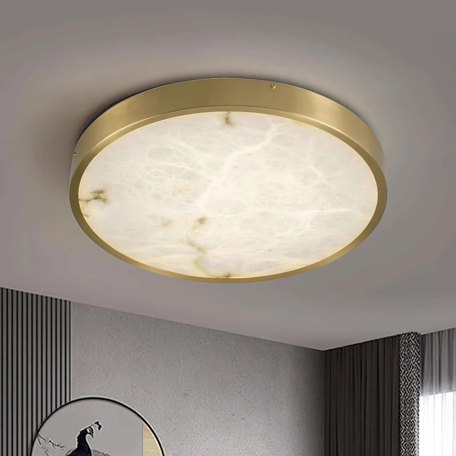 Geometric Alabaster Recessed Ceiling Light - Image 6
