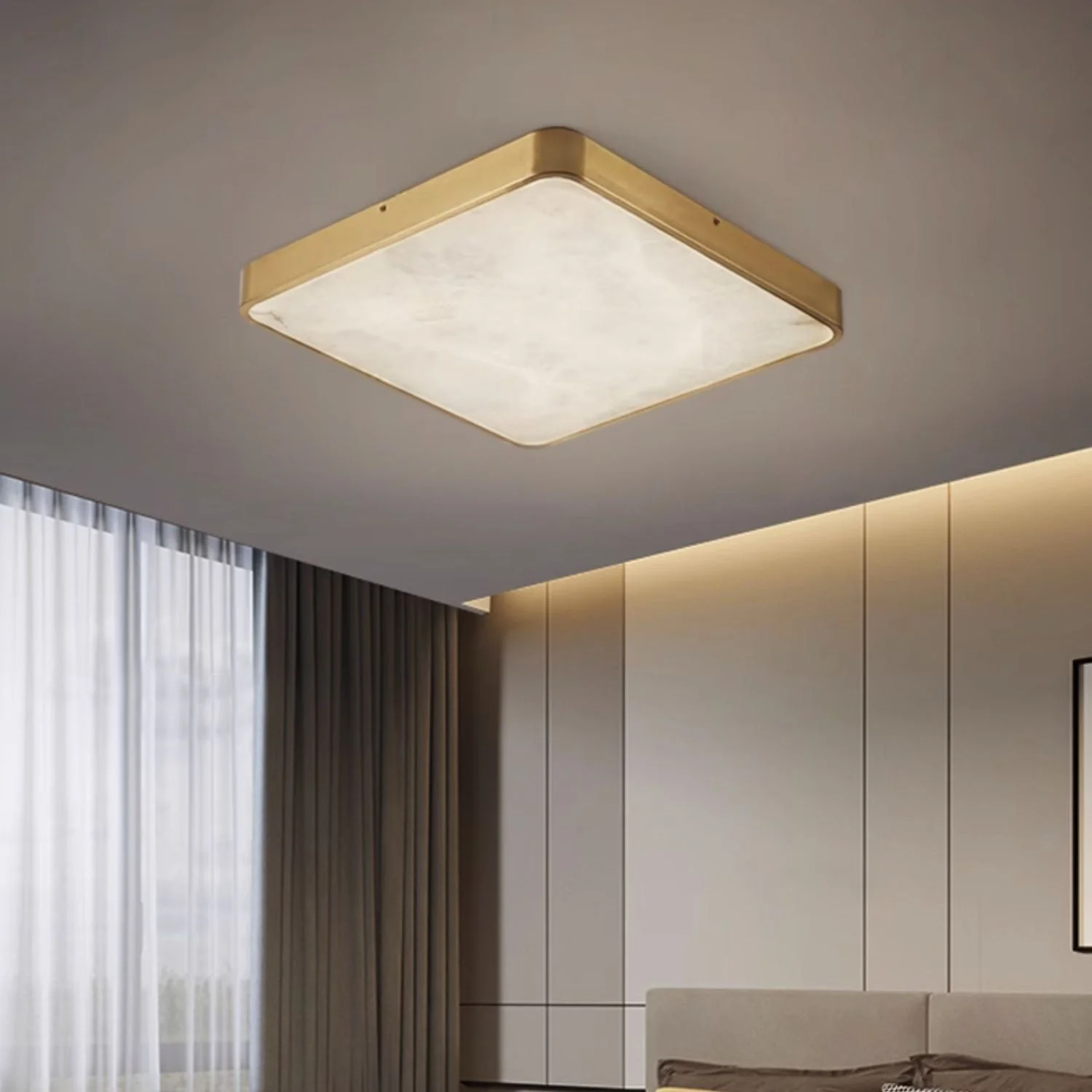 Geometric Alabaster Recessed Ceiling Light - Image 7