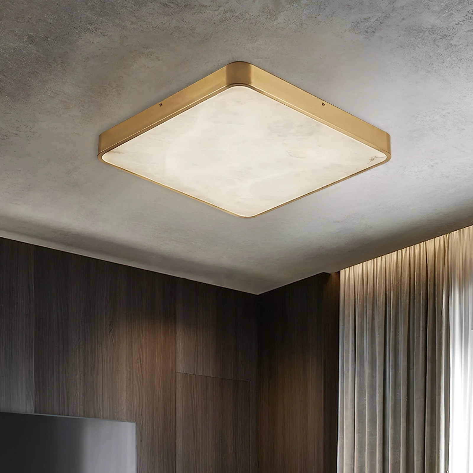 Geometric Alabaster Recessed Ceiling Light - Image 8