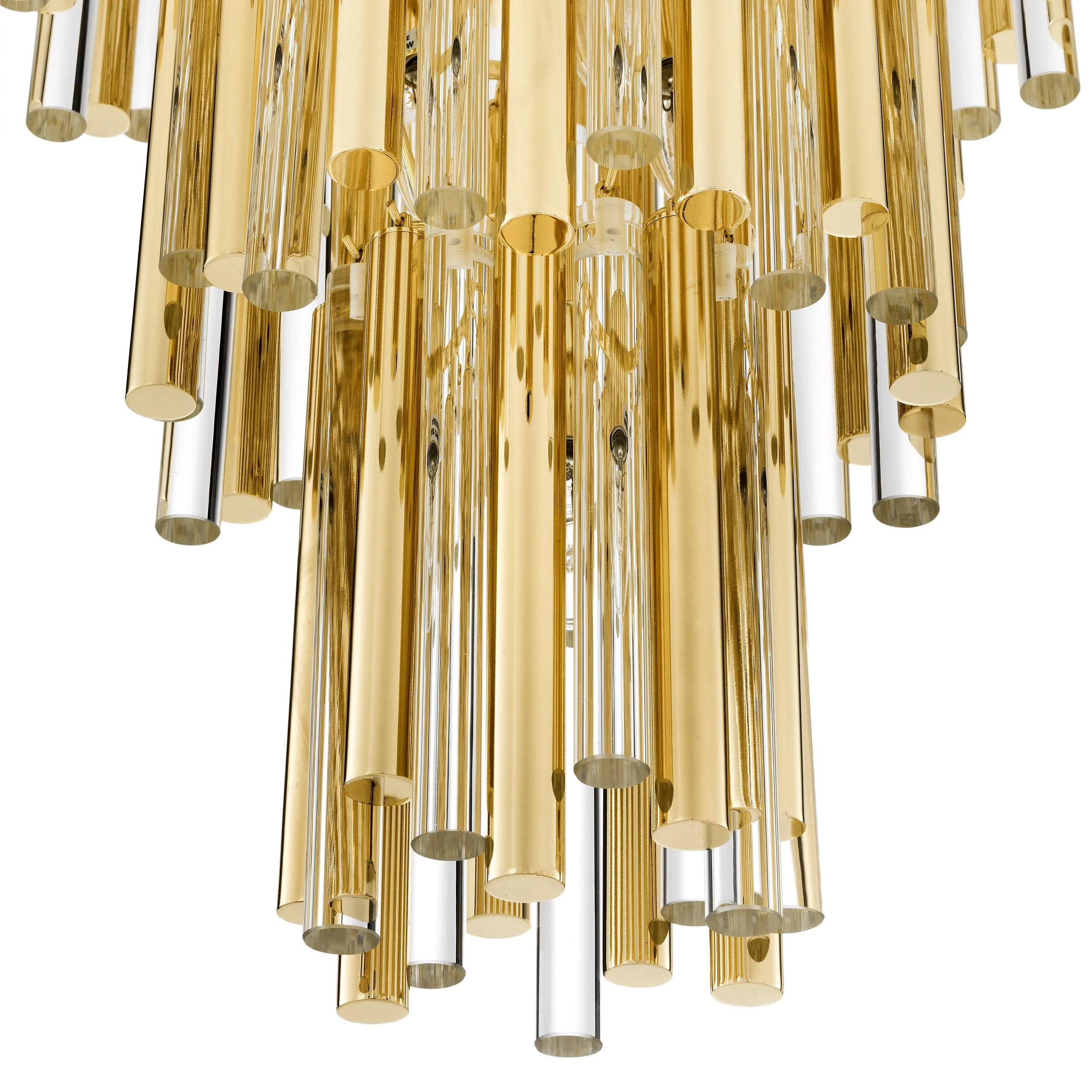Gigi Modern Glass Chandelier [S/L] - [Gold/Nickel] - Image 16