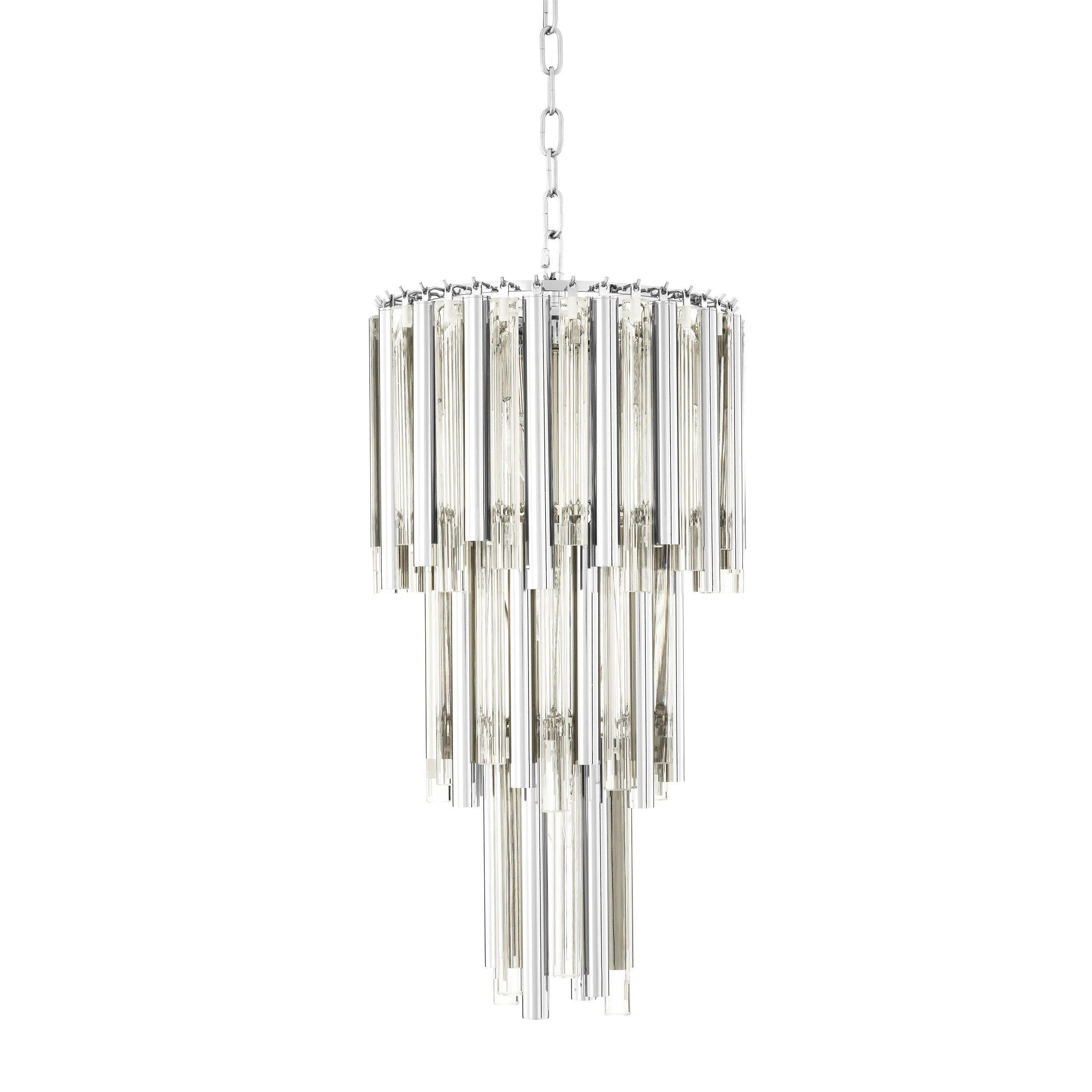 Gigi Modern Glass Chandelier [S/L] - [Gold/Nickel] - Image 6